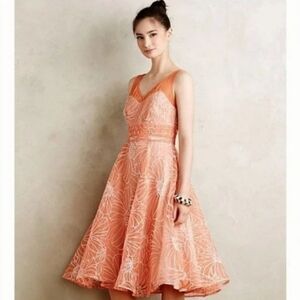 Anthropologie Moulinette Soeurs Calendula Dress Size 2 Sleeveless Fit Flare NEW